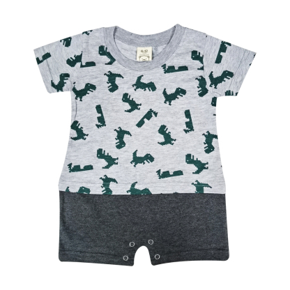 Cuddles Unisex Baby Romper (RPW335) - Grey