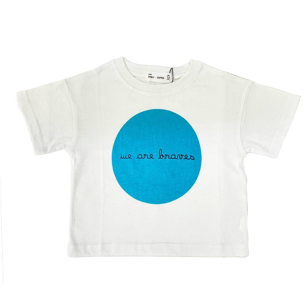 Kemeja-T Baby Hippo Lengan Pendek Tops Kasual ( HTT0125-10003 - We Are Bravers )