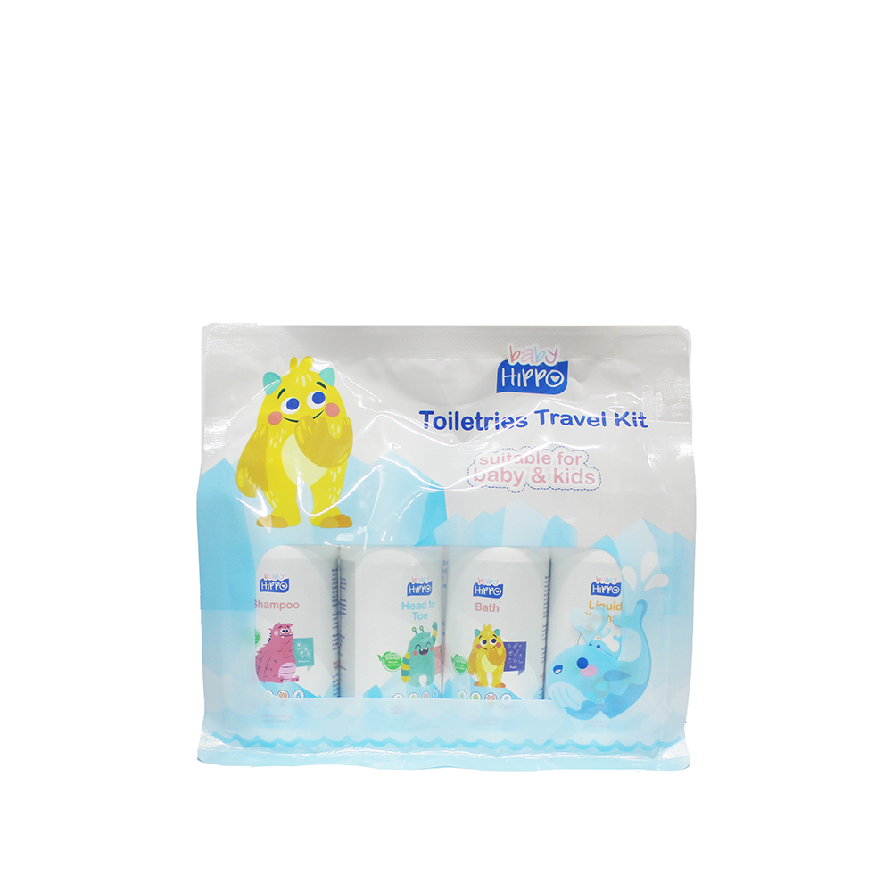 Baby Hippo Travel Kit 4 -in-1100ml