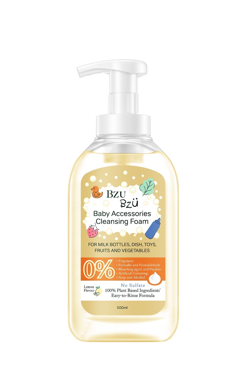 Bzu Bzu Baby Accessories Foaming Cleanser Lemon Flavour (500ml)