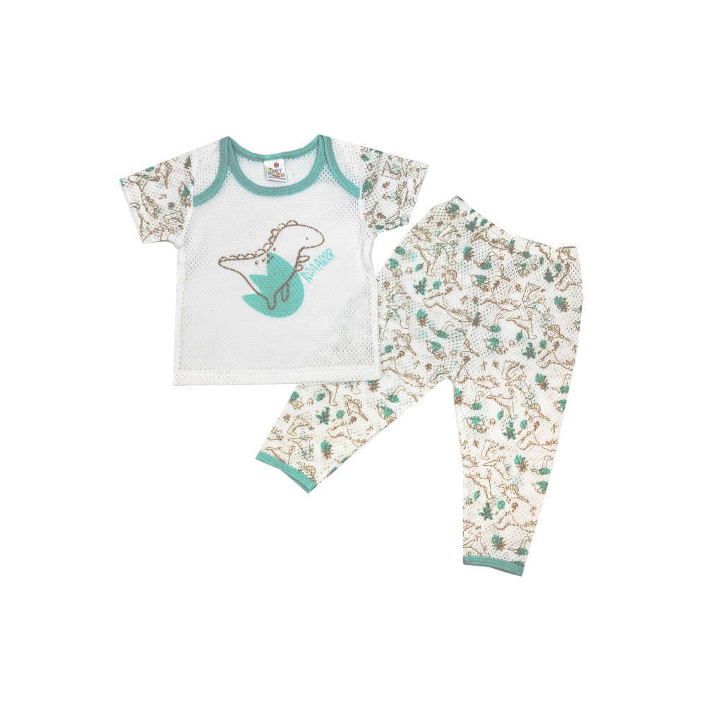 Baby Hippo Eyelet (HBS0124-21019) - Green
