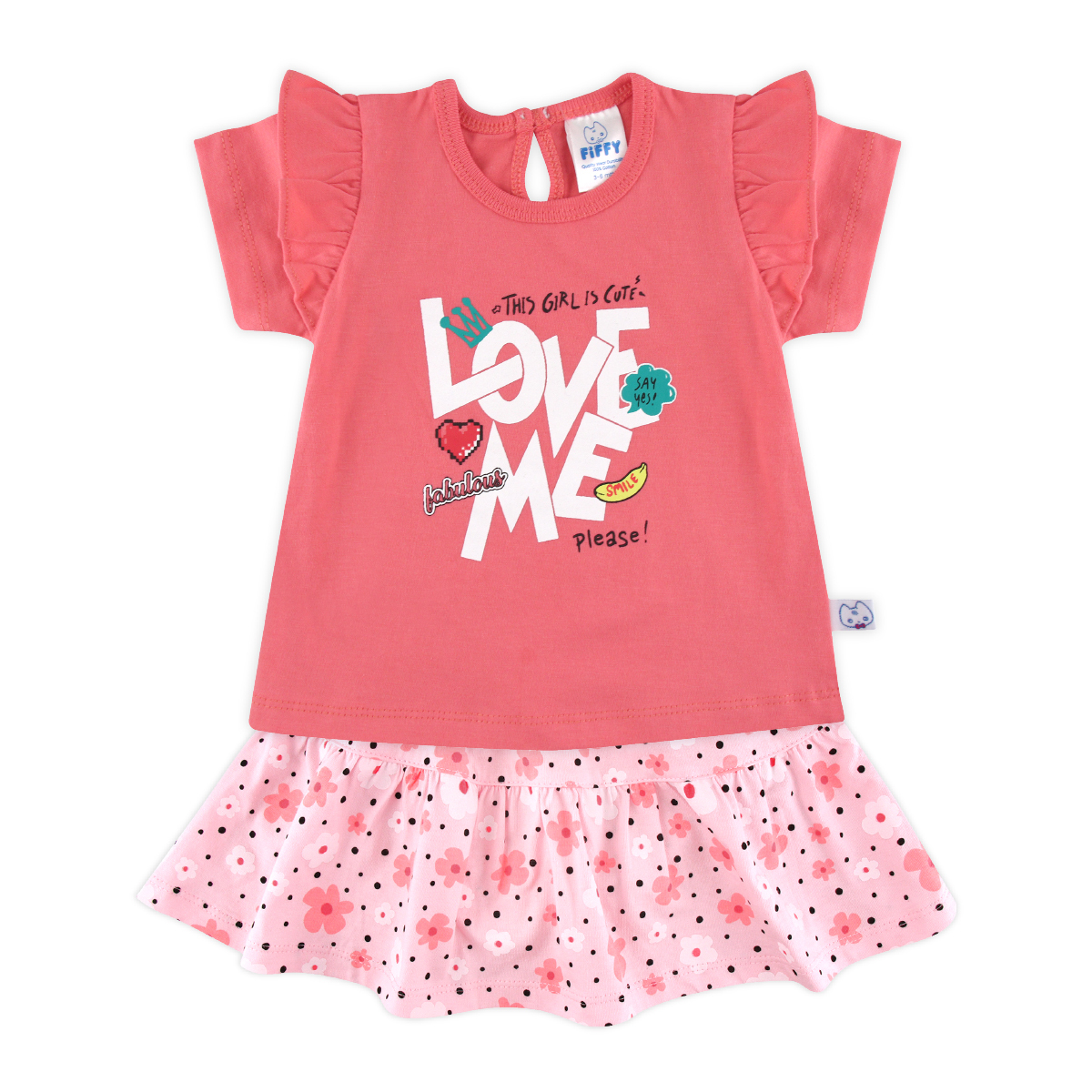 FIFFY GIRL DRESS (3323826-6M-PIN)