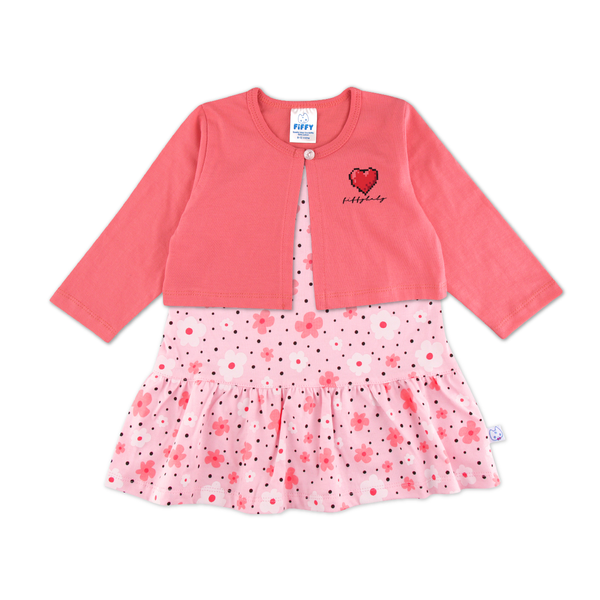 FIFFY GIRL DRESS (3323828-6M-PIN)
