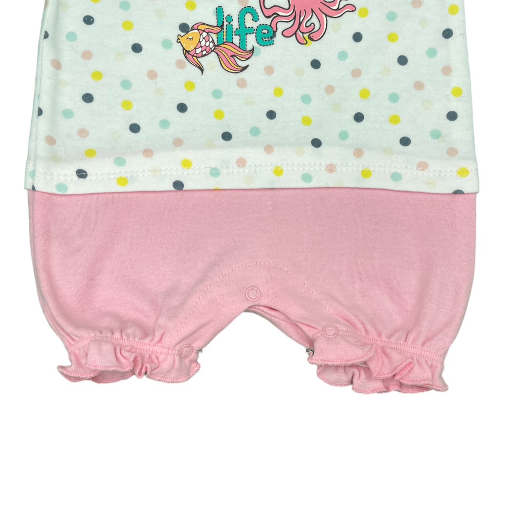 Anakku Baby Daddy Little Life Romper (EAK671-2)-White