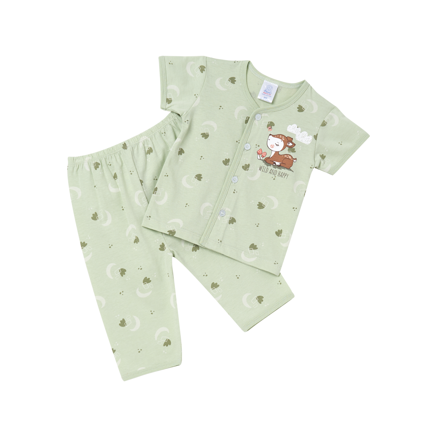PUREEN PNJ BISF 0120 FP+BP S/S+L/P SUTERA - GREEN