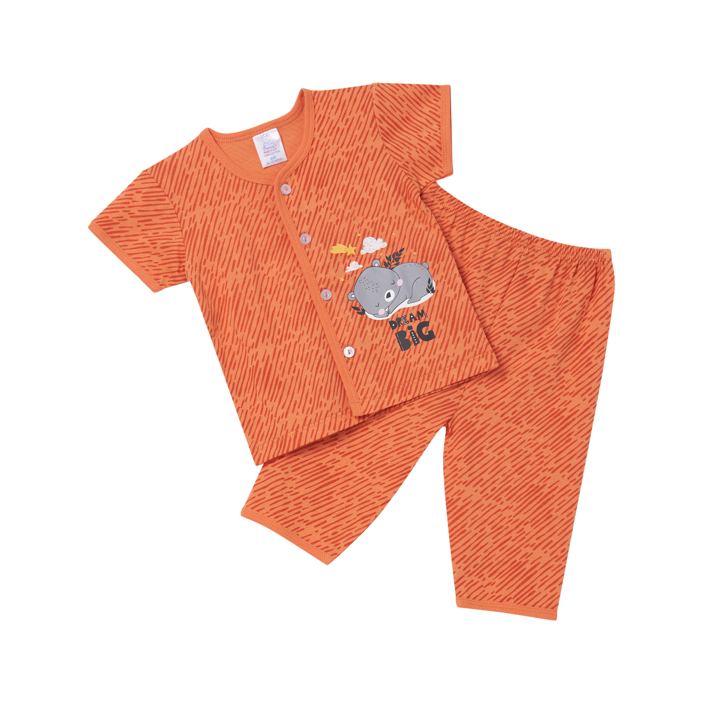 PUREEN PNJ BISF 0120 FP+BP S/S+L/P SUTERA - ORANGE