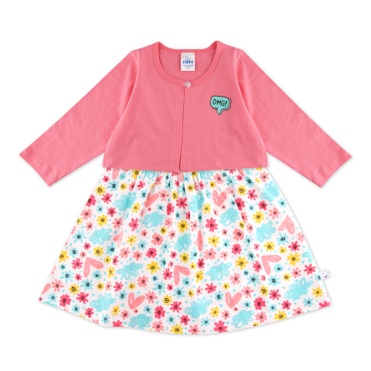 FIFFY Girl Dress (3323831) - Pink
