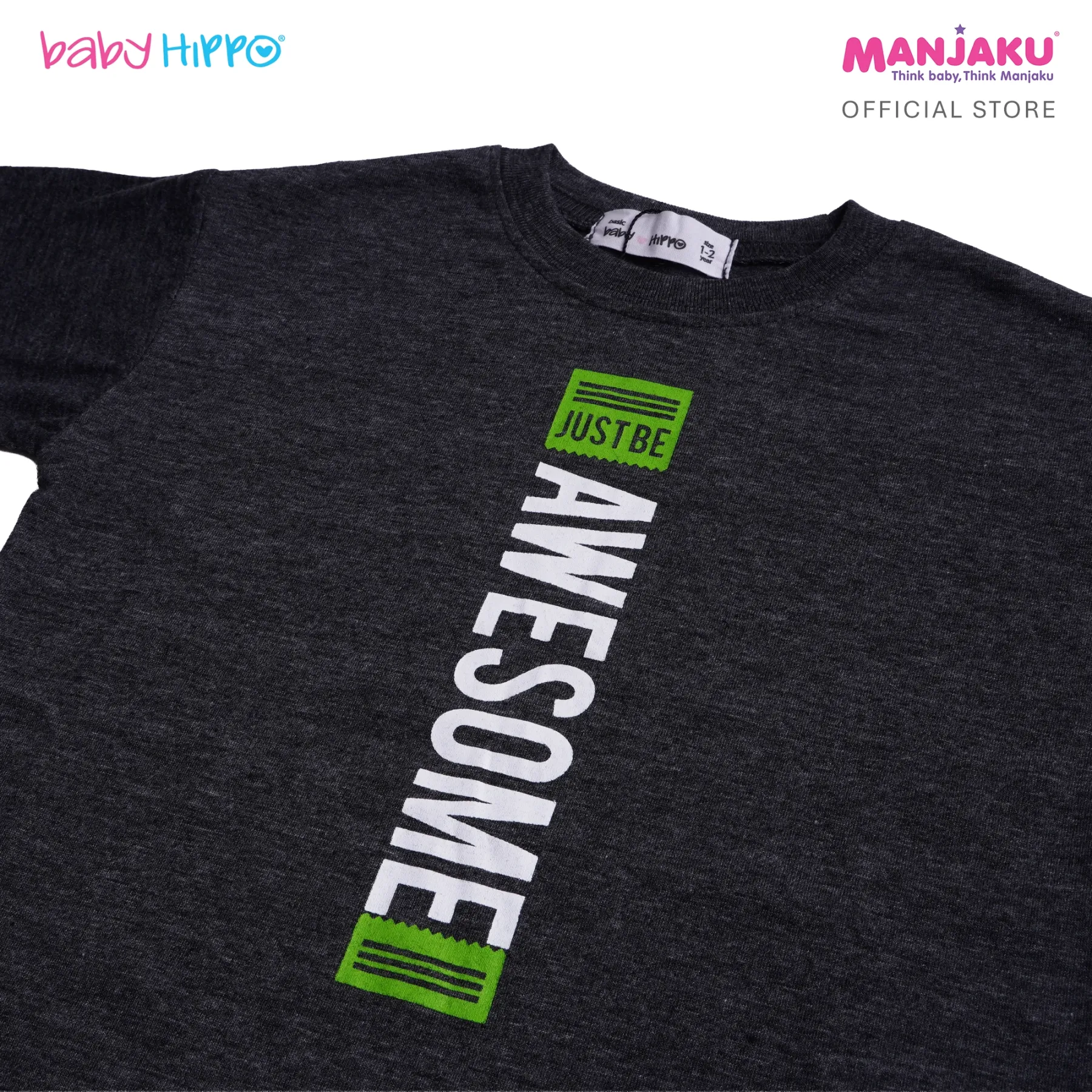 B.HIPPO S/S TOP (HTT1125-10250) - JUST BE AWESOME