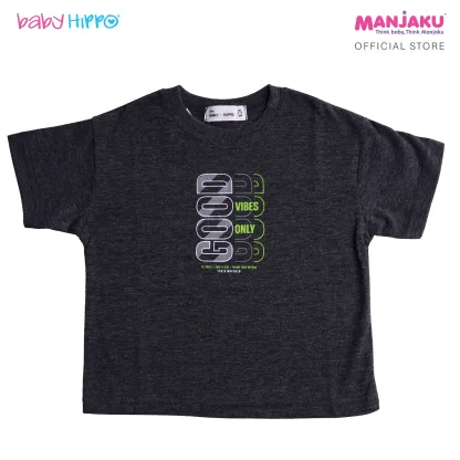 B.HIPPO S/S TOP (HTT1125-10251) - GOOD VIBES ONLY