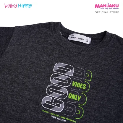 B.HIPPO S/S TOP (HTT1125-10251) - GOOD VIBES ONLY