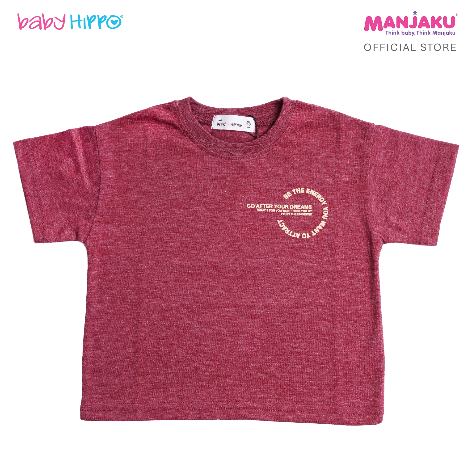 B.HIPPO S/S TOP (HTT1125-10254) - GO AFTER YOUR DREAMS