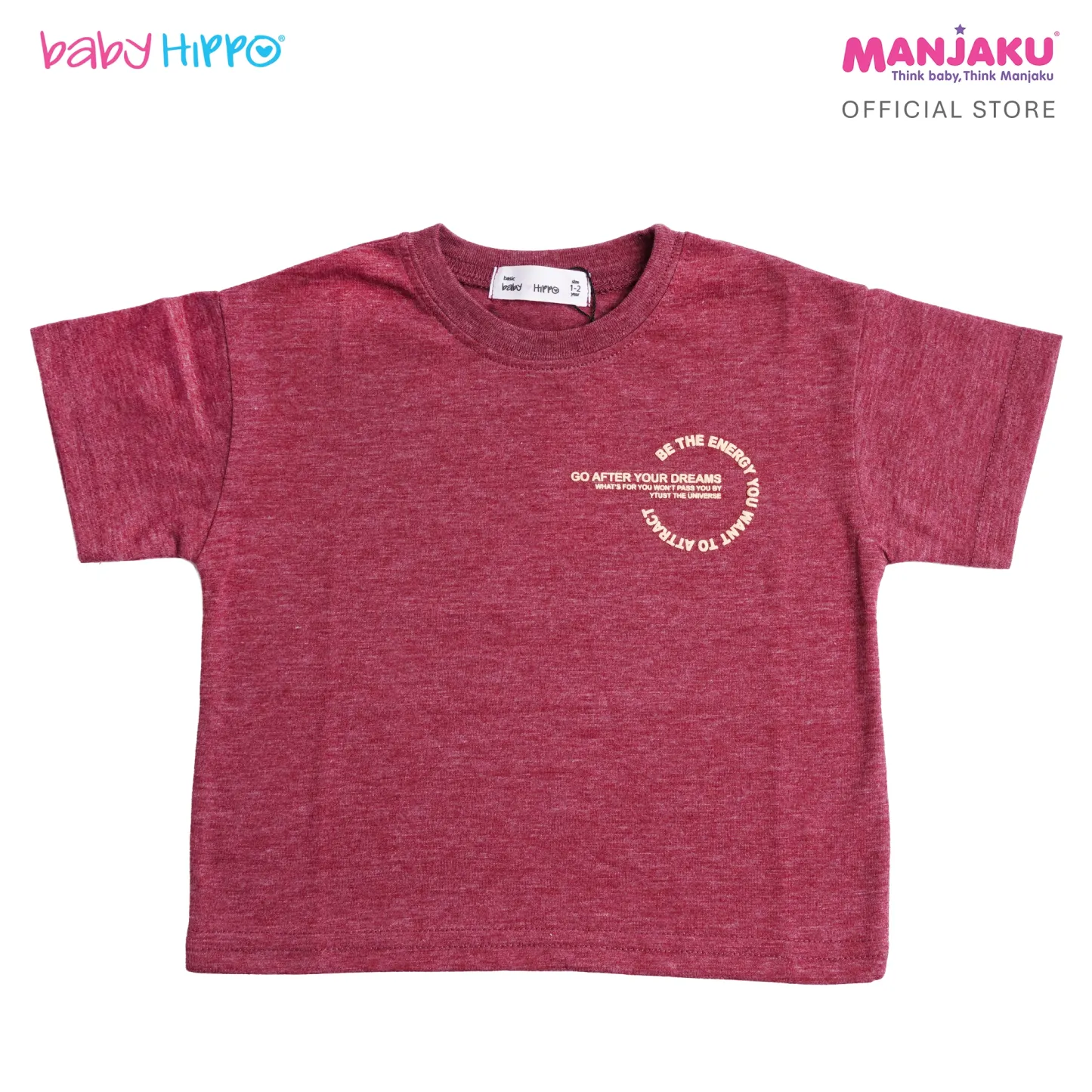 B.HIPPO S/S TOP (HTT1125-10254) - GO AFTER YOUR DREAMS