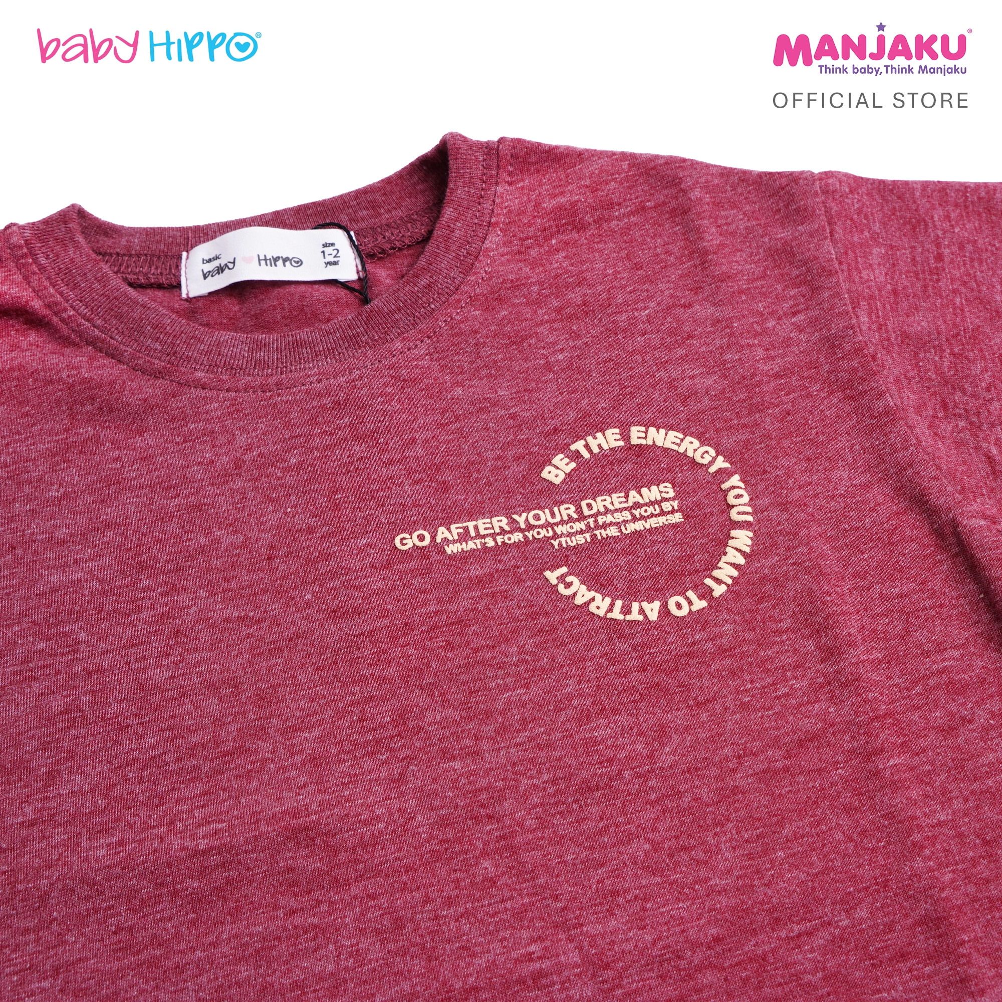 B.HIPPO S/S TOP (HTT1125-10254) - GO AFTER YOUR DREAMS