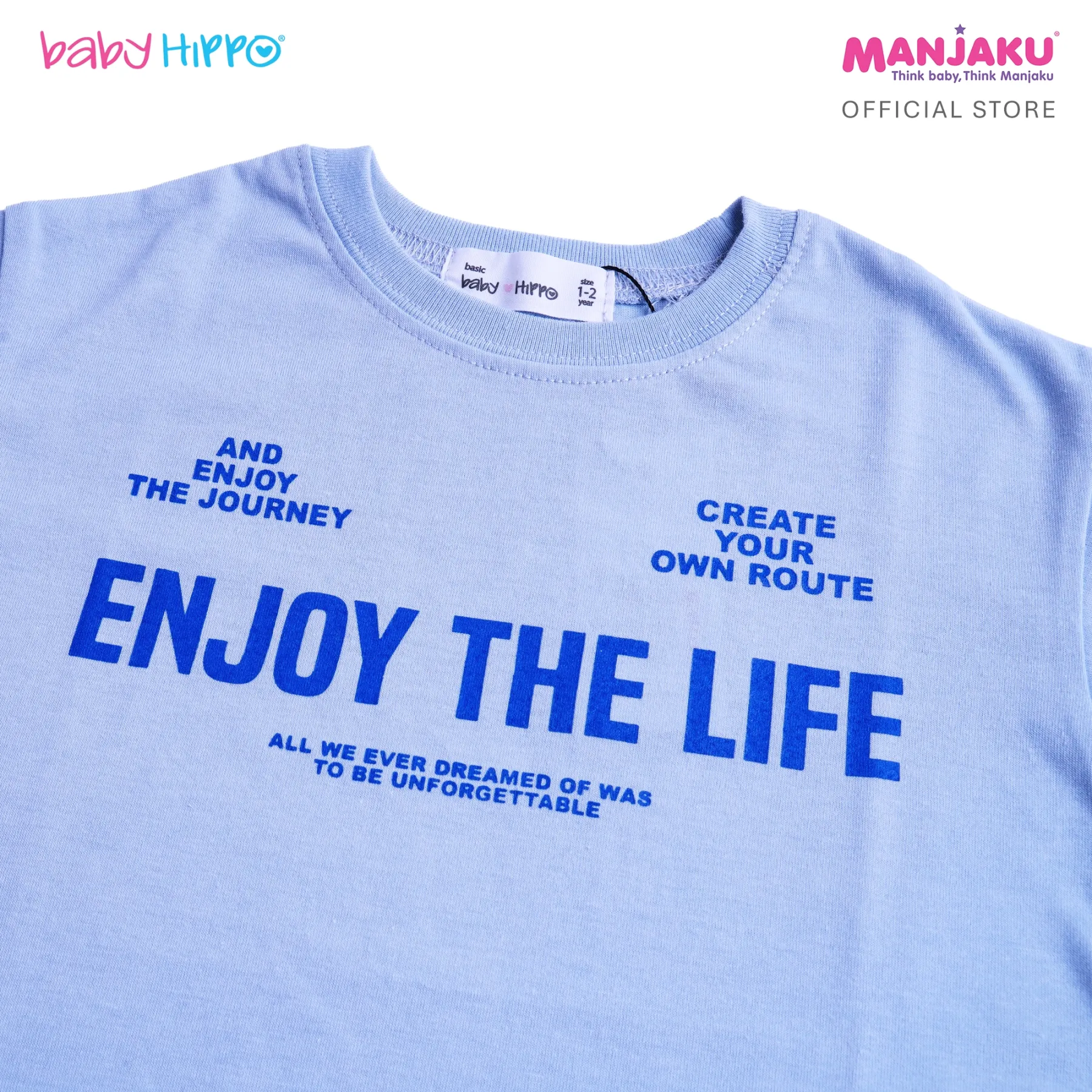 B.HIPPO S/S TOP (HTT1125-10255) - ENJOY THE LIFE