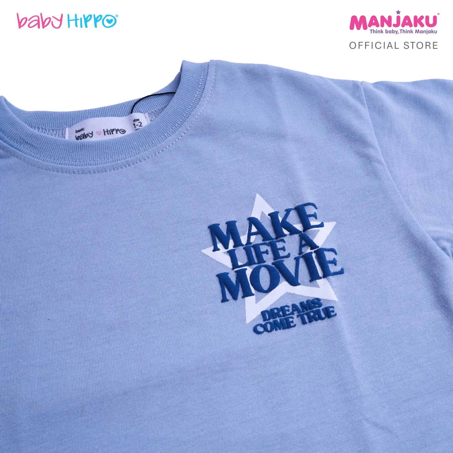 B.HIPPO S/S TOP (HTT1125-10257) - MAKE LIFE A MOVIE