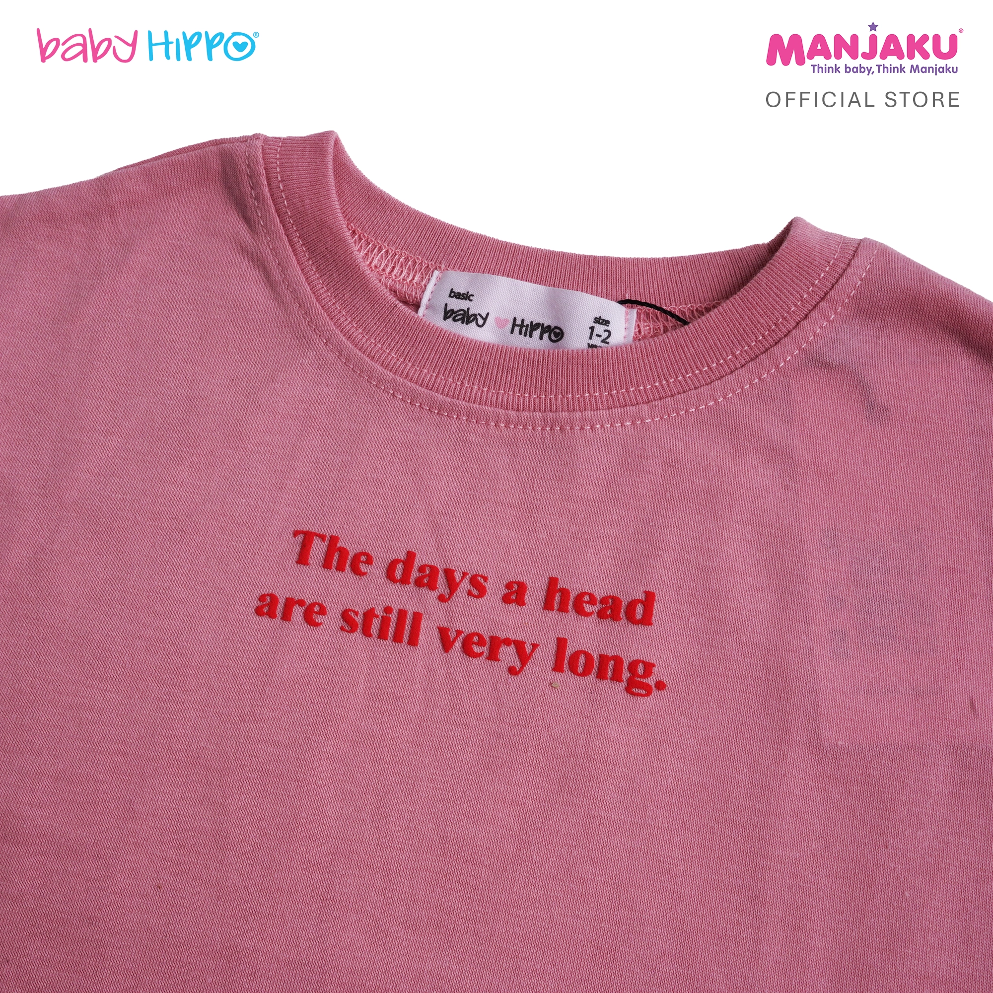 B.HIPPO S/S TOP (HTT1125-10264) - THE DAYS A HEAD ARE STILL VERY LONG