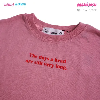 B.HIPPO S/S TOP (HTT1125-10264) - THE DAYS A HEAD ARE STILL VERY LONG