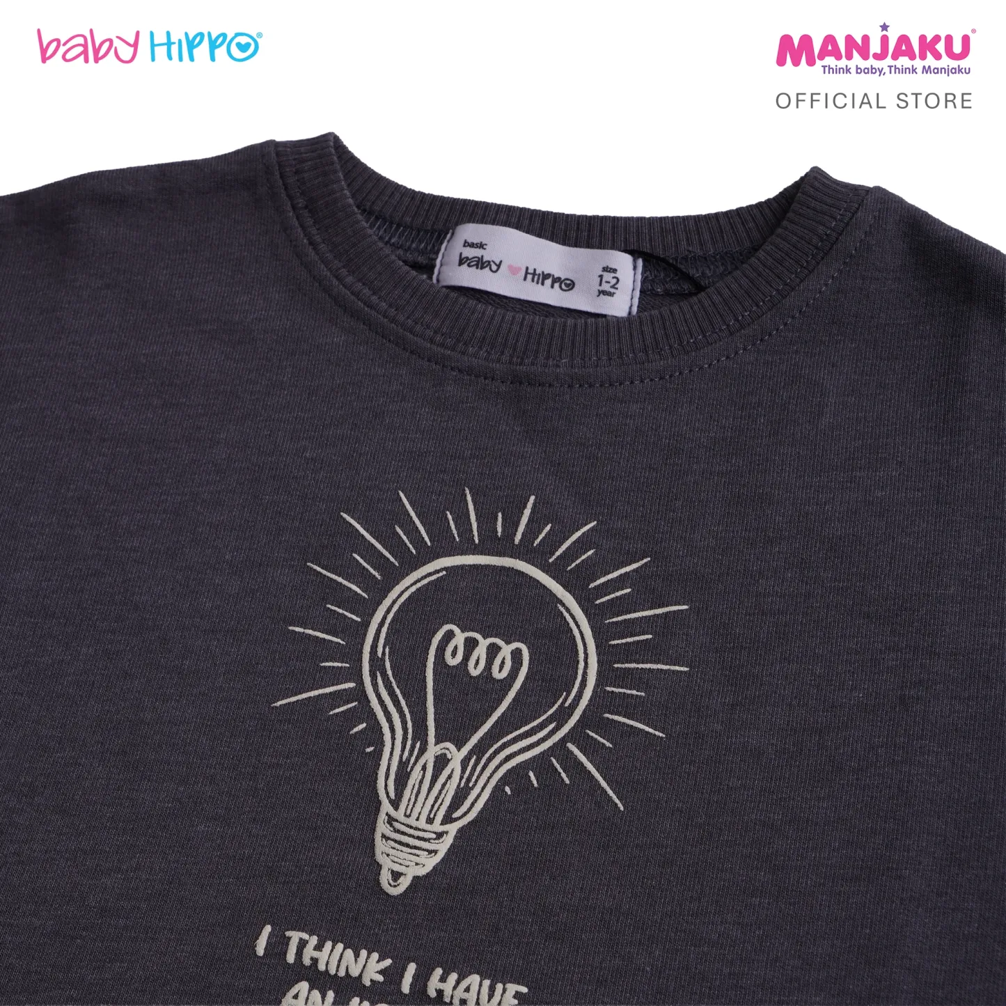 B.HIPPO S/S TOP (HTT1125-10270) - I THINK I HAVE AN IDEA