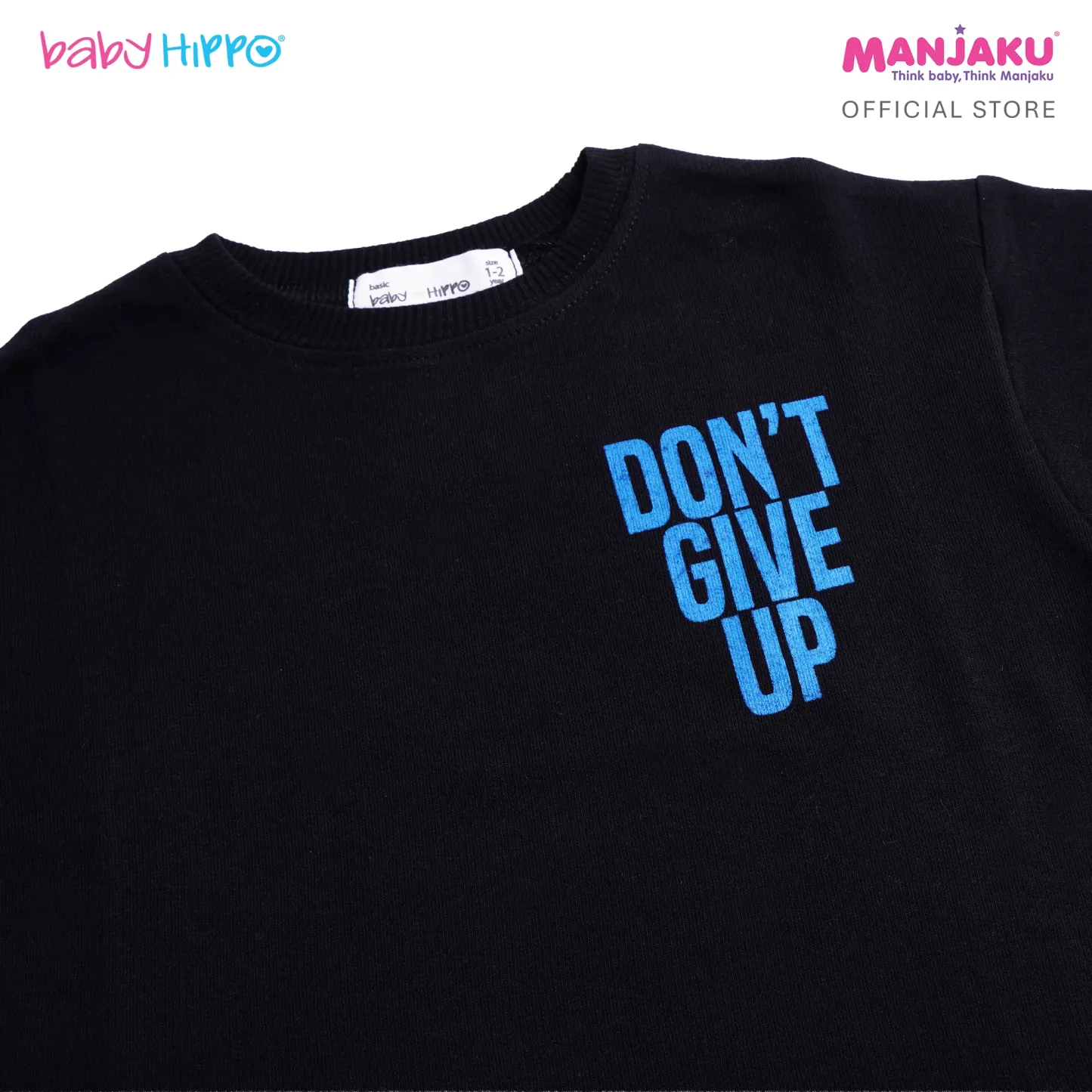 B.HIPPO S/S TOP (HTT1125-10271) - DON'T GIVE UP