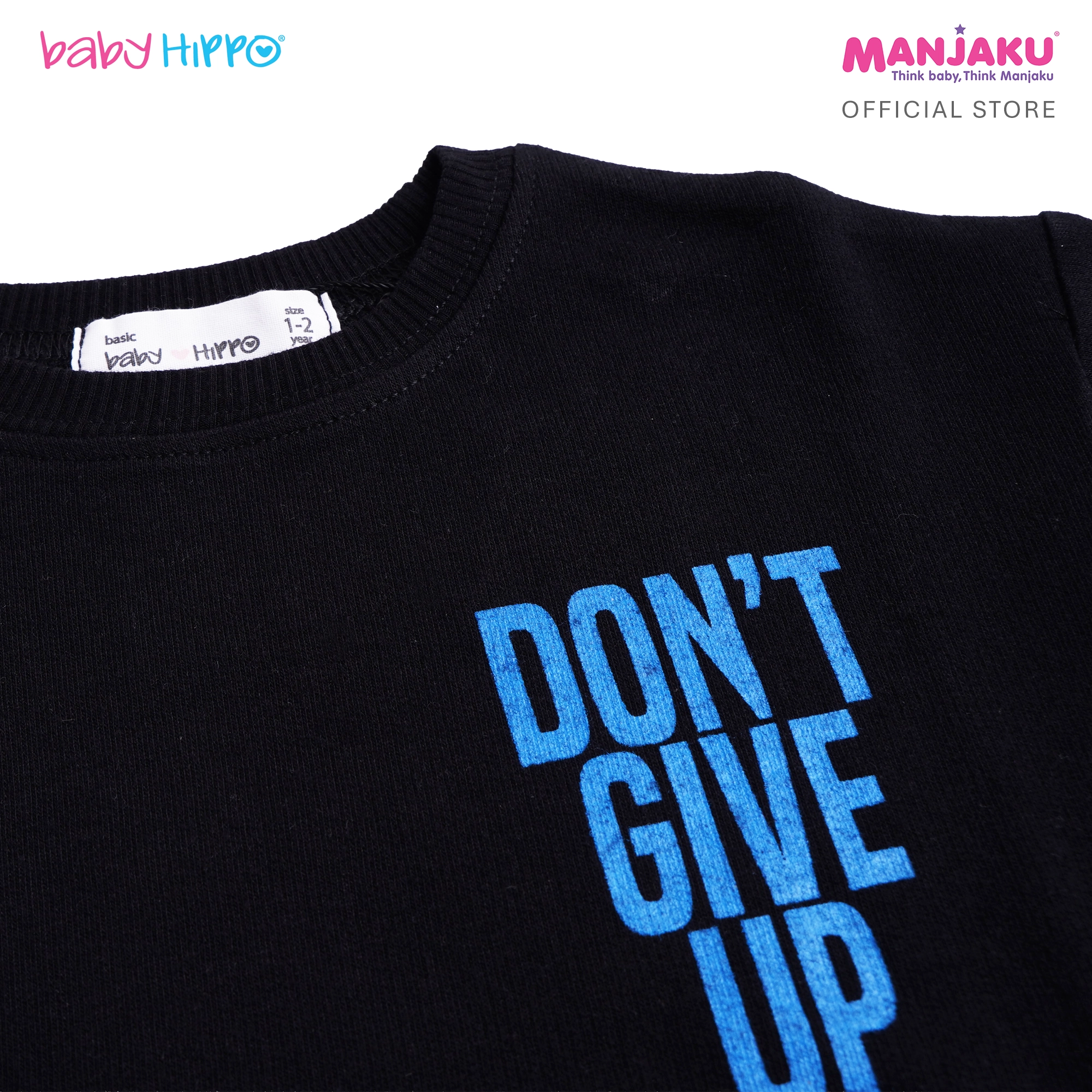 B.HIPPO S/S TOP (HTT1125-10271) - DON'T GIVE UP
