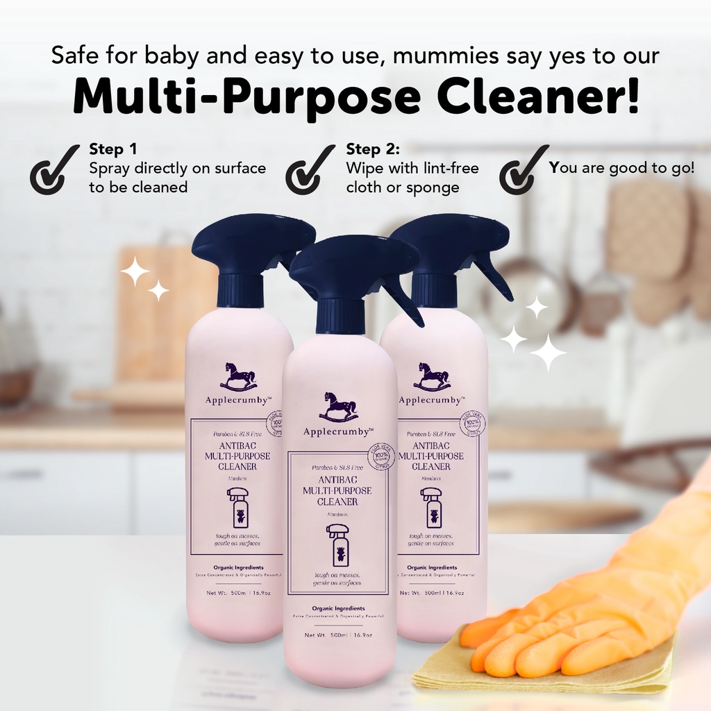 Applecrumby Antibac Multi-Purpose Cleaner 500ml - Mandarin