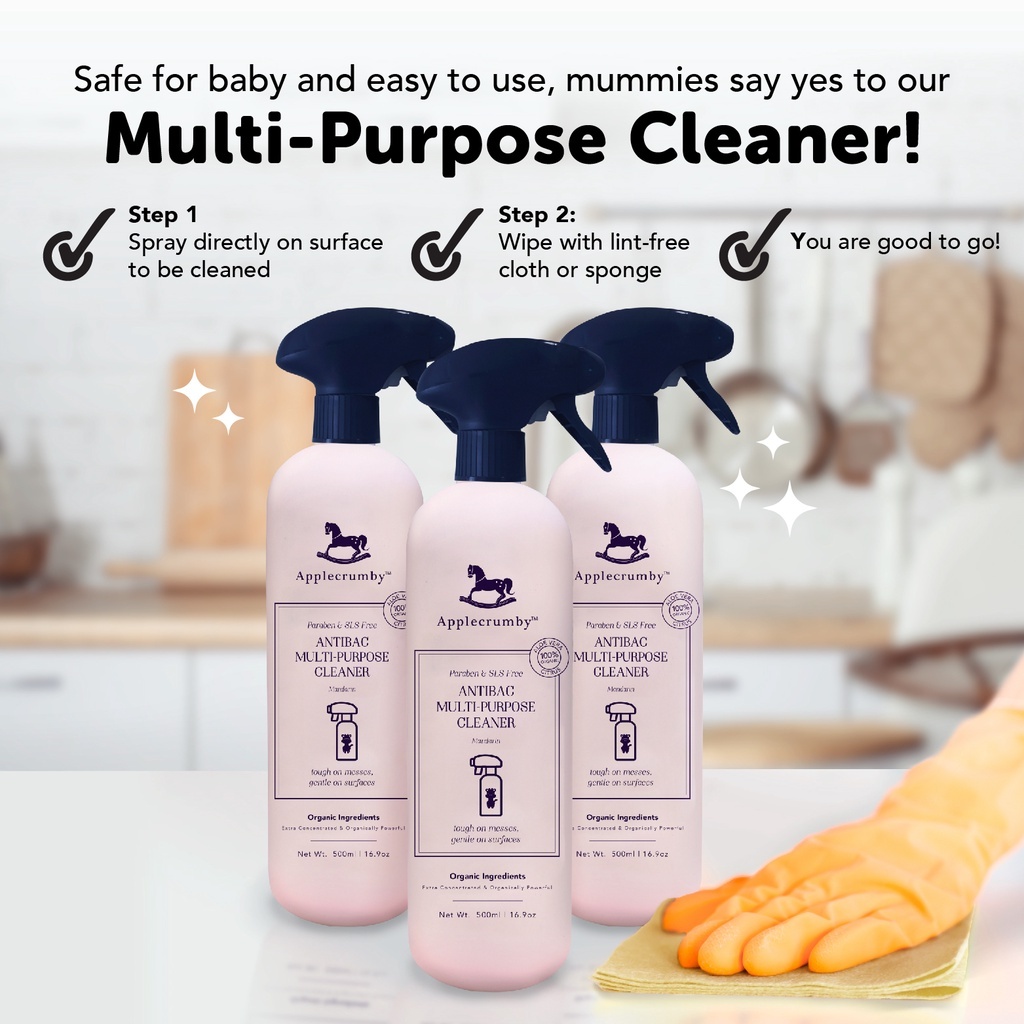 Applecrumby Antibac Multi-Purpose Cleaner 500ml - Mandarin
