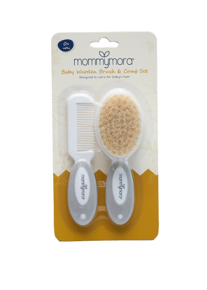 MOMMYMORA BABY COMB & BRUSH SET