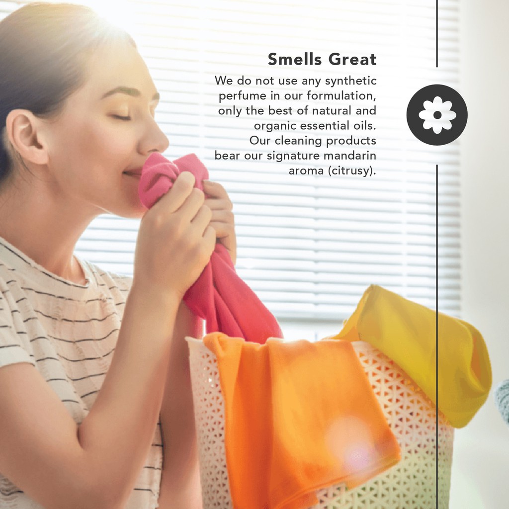 Applecrumby Laundry Detergent Mandarin Flavor -1 Liter