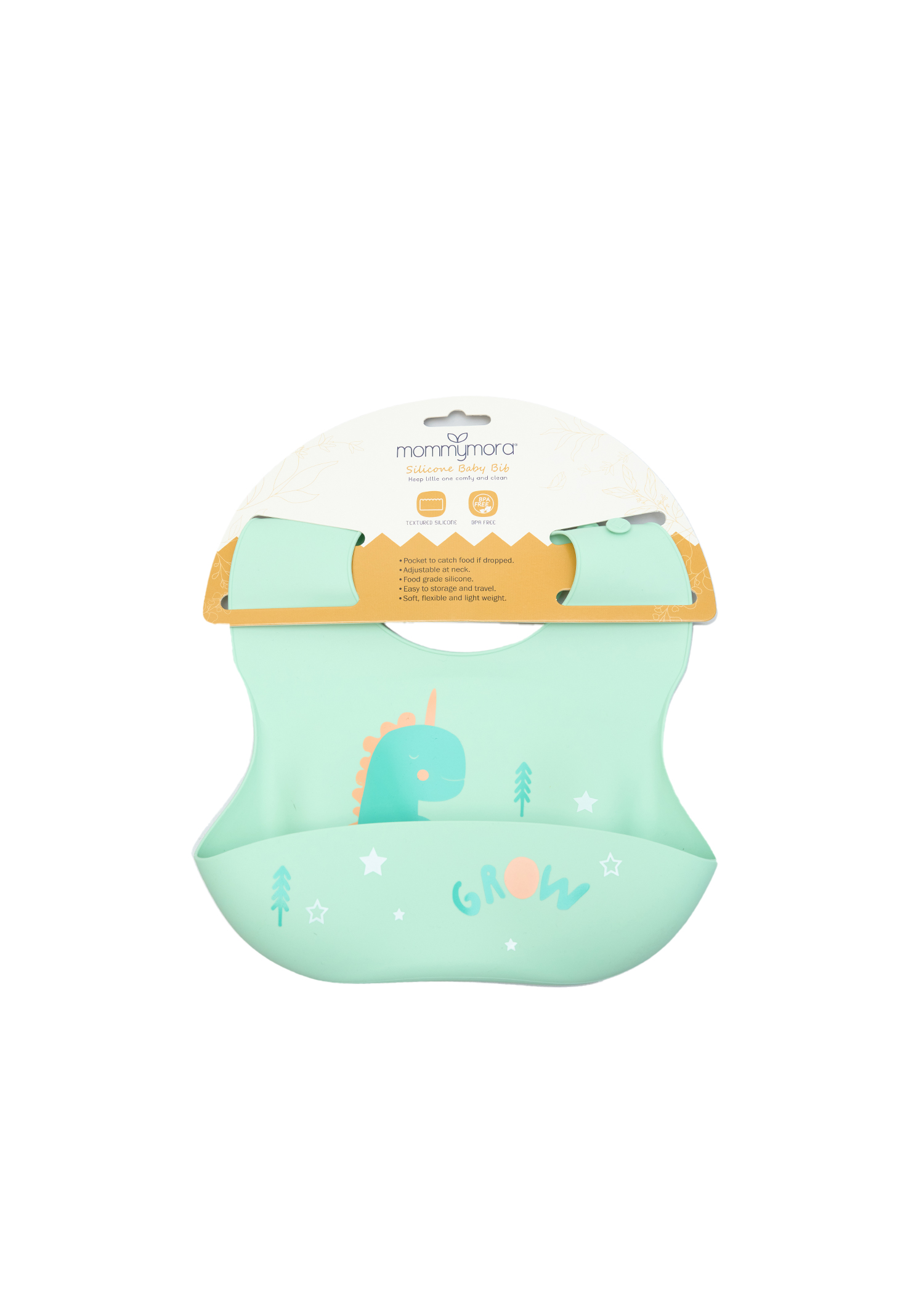 MOMMYMORA BABY ADJ SILICONE BIB