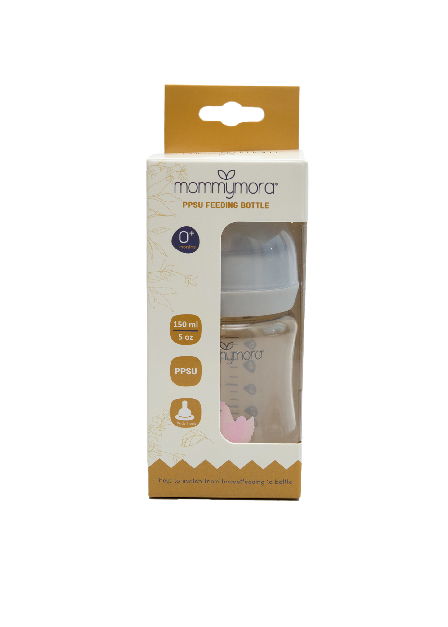 MOMMYMORA PPSU FEEDING BTL 150ML/5OZ