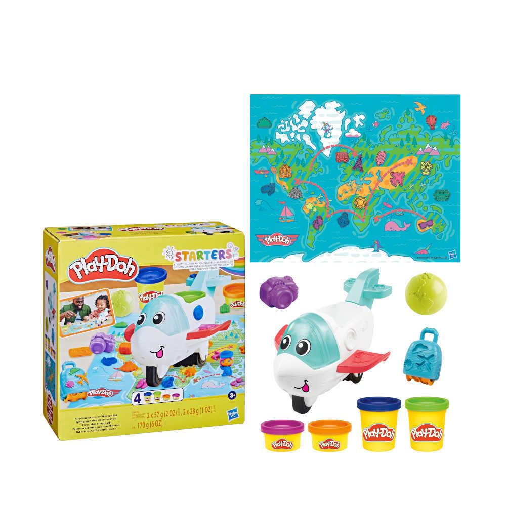 Play-Doh Airplane Explorer Starter Set Toys For Girls & Boys (Model:F8804)