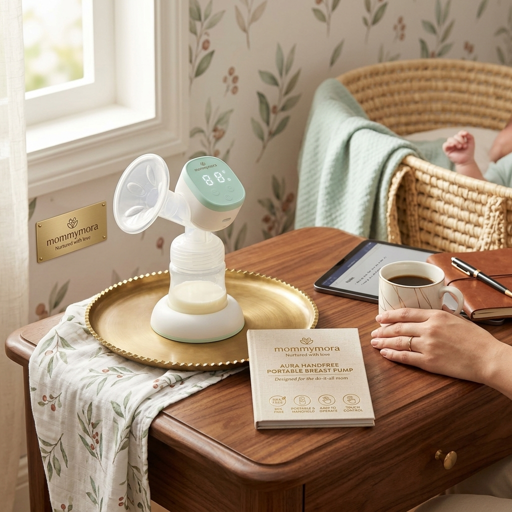 MOMMYMORA AURA HANDFREE PORTABLE BREAST PUMP