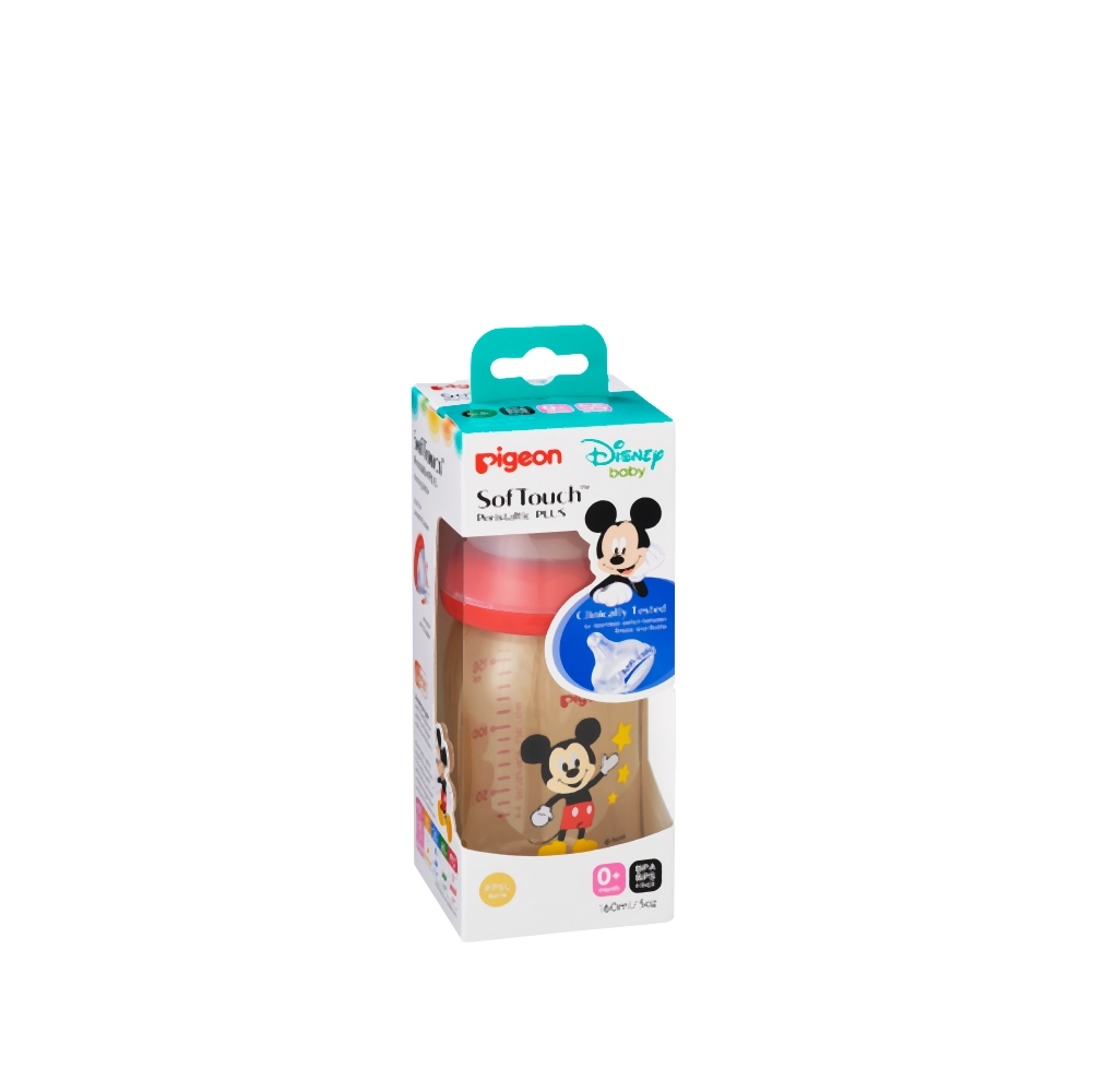 Pigeon SofTouch??? Wide Neck PPSU Nursing Bottle Disney Mickey - 160ml