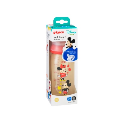 Pigeon SofTouch??? Wide Neck PPSU Nursing Bottle Disney Mickey - 240ml