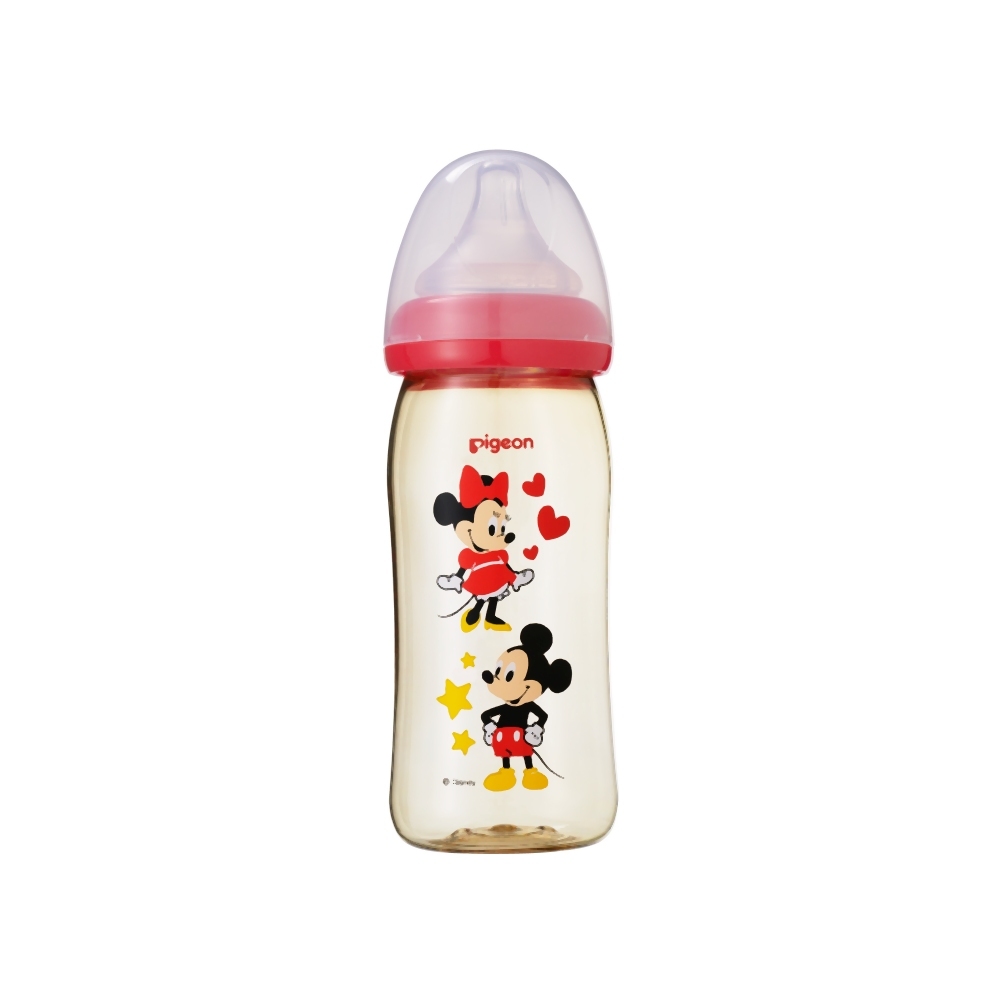 Pigeon SofTouch??? Wide Neck PPSU Nursing Bottle Disney Mickey - 240ml