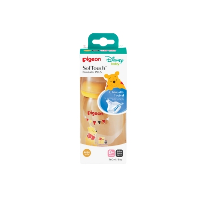 Pigeon SofTouch??? Wide Neck PPSU Nursing Bottle Disney Winnie Pooh - 160ml