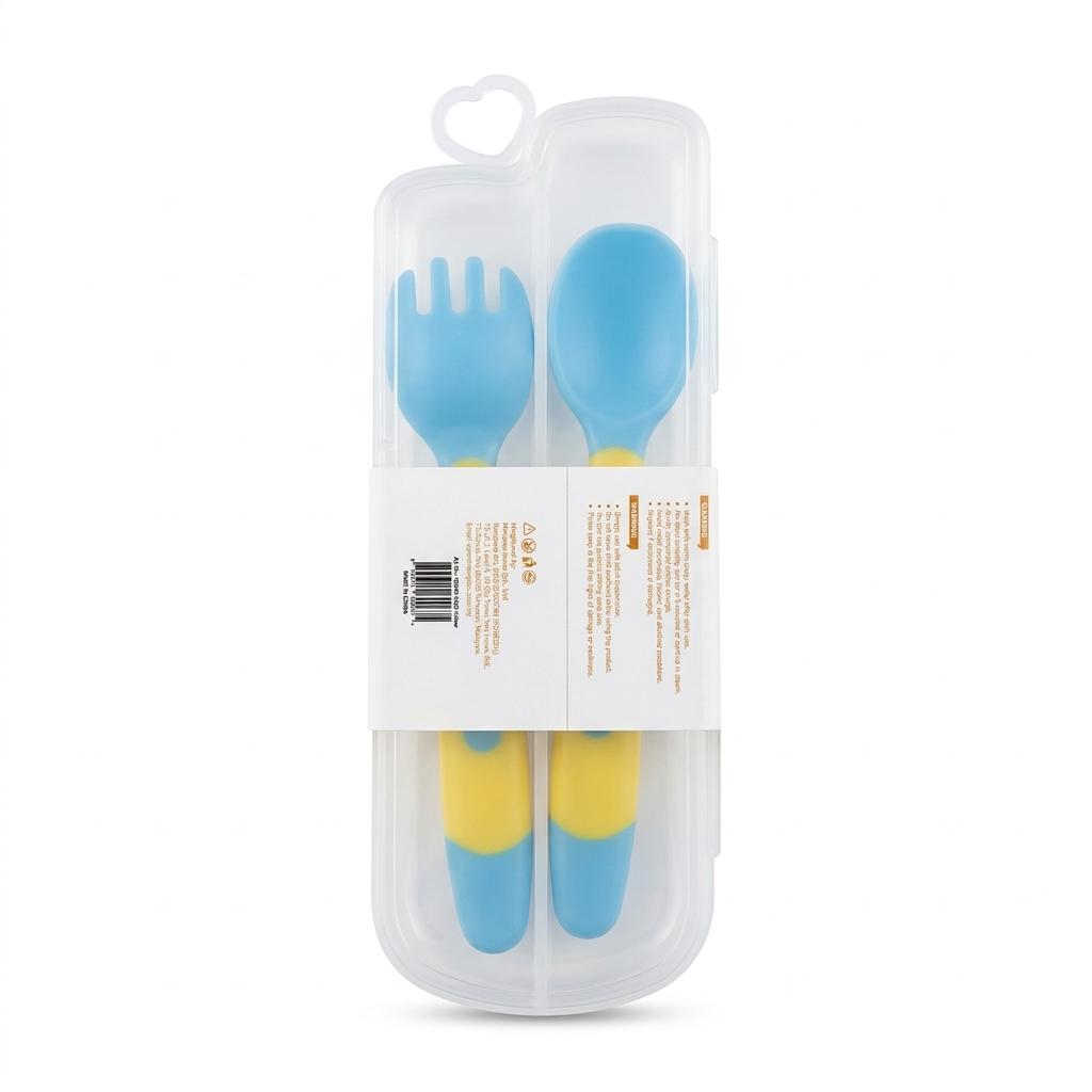 MOMMYMORA SPOON & FORK YELLOW