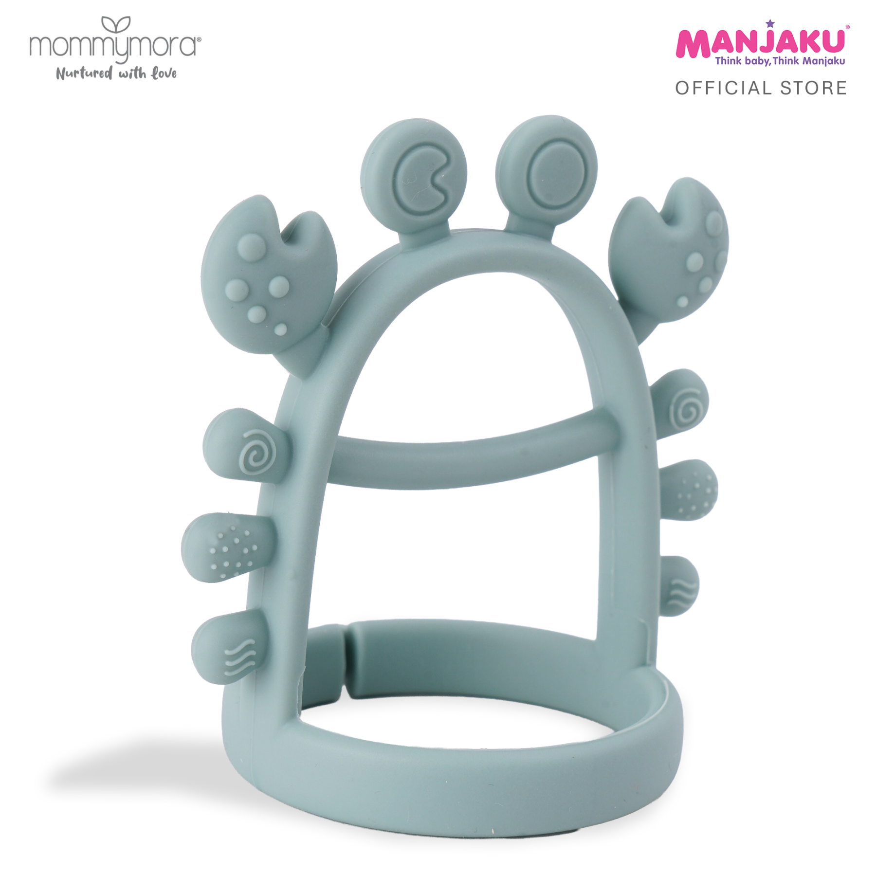 MOMMYMORA SILICONE BRACELET TEETHER GREEN