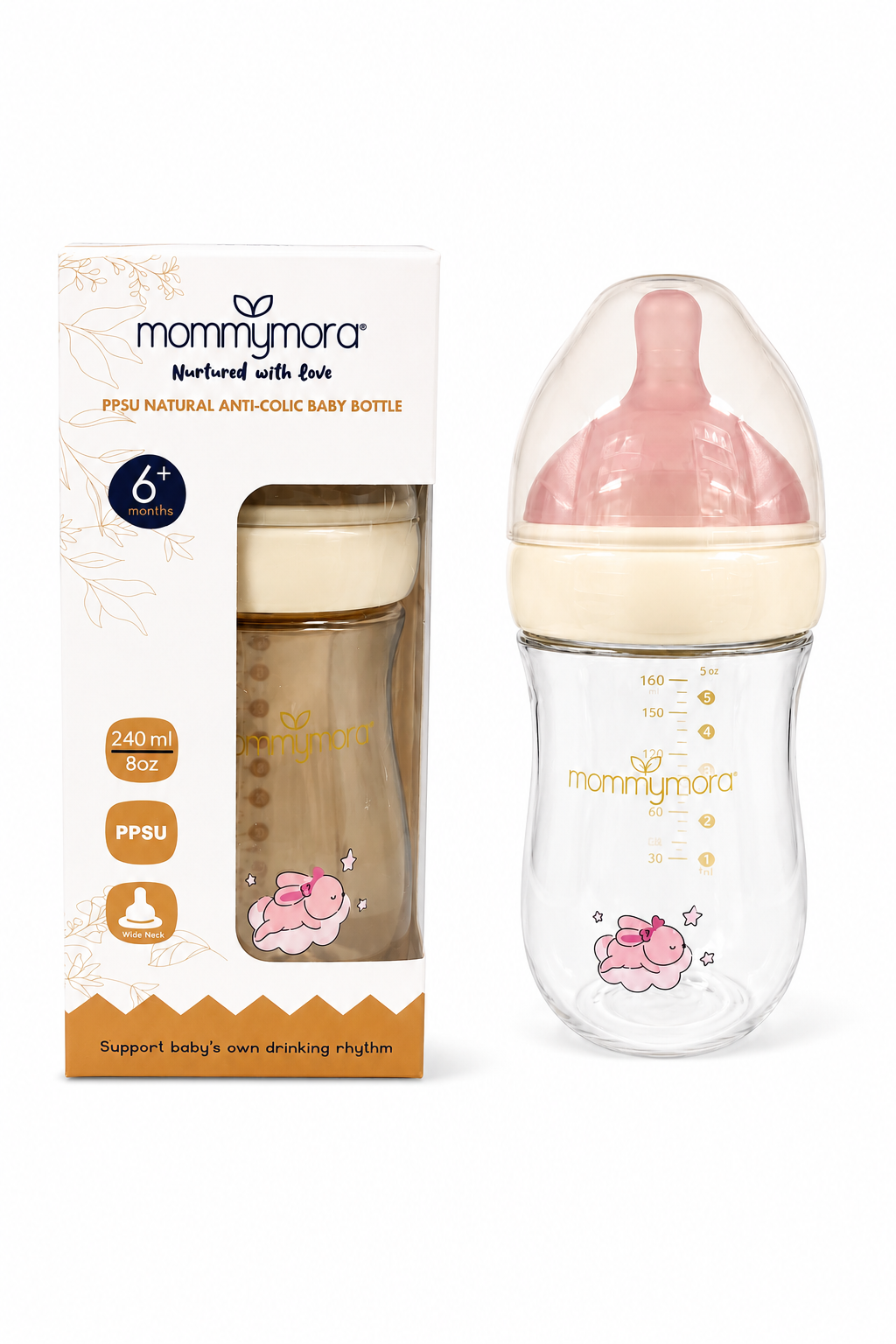 MOMMYMORA PPSU FEEDING BOTTLE GIRL