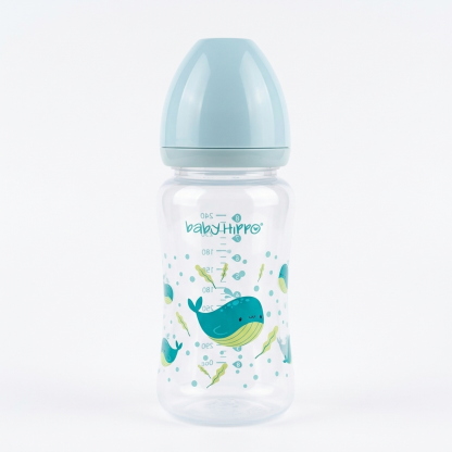 BABY HIPPO WIDE NECK FEEDING BOTTLE