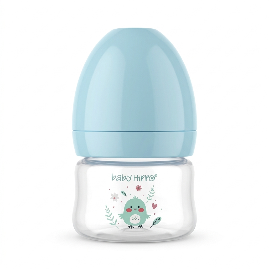 BABY HIPPO BABY WIDE NECK FEEDING BOTTLE