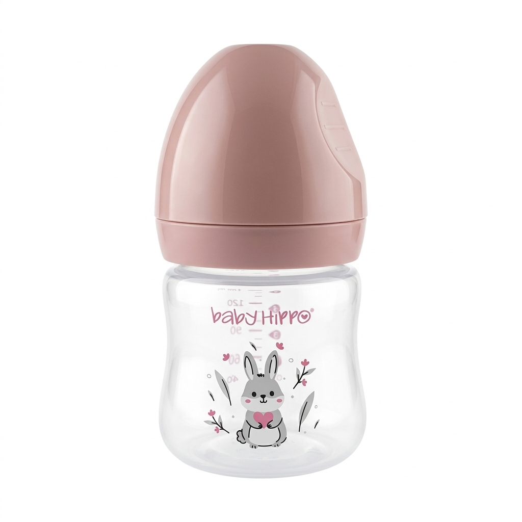 BABY HIPPO BABY WIDE NECK FEEDING BOTTLE