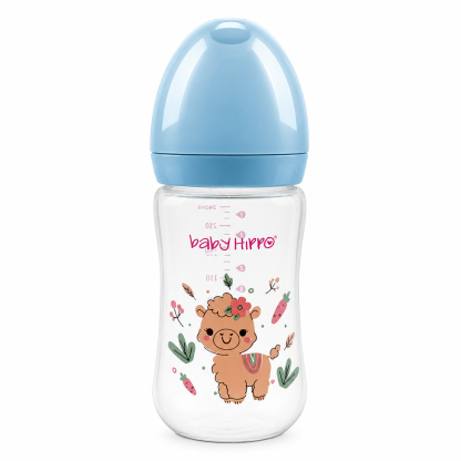 BABY HIPPO BABY WIDE NECK FEEDING BOTTLE