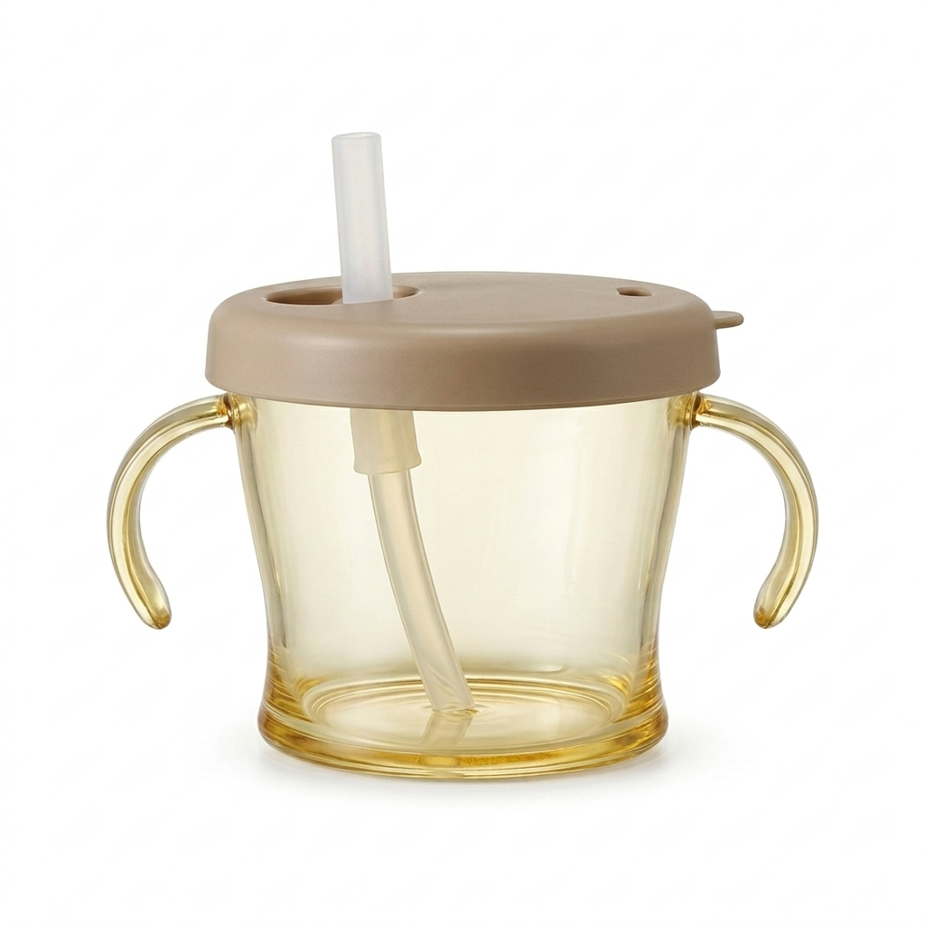 MOMMYMORA PPSU BABY CUP WITH SILICONE STRAW