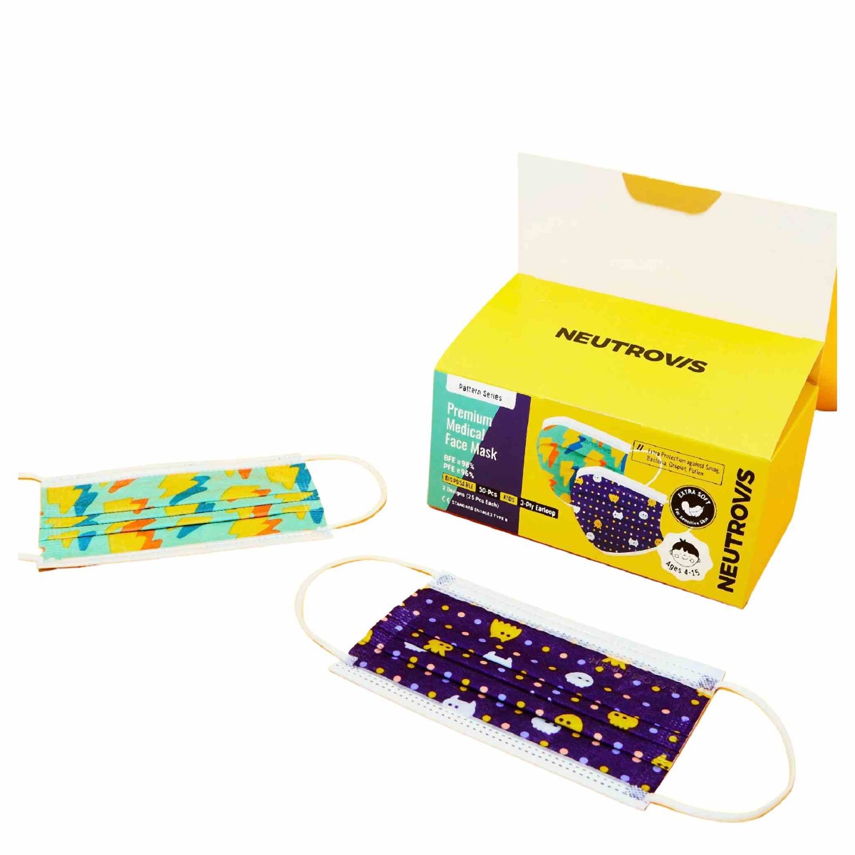 Neutrovis Kids Premium Medical Face Mask (50's)
