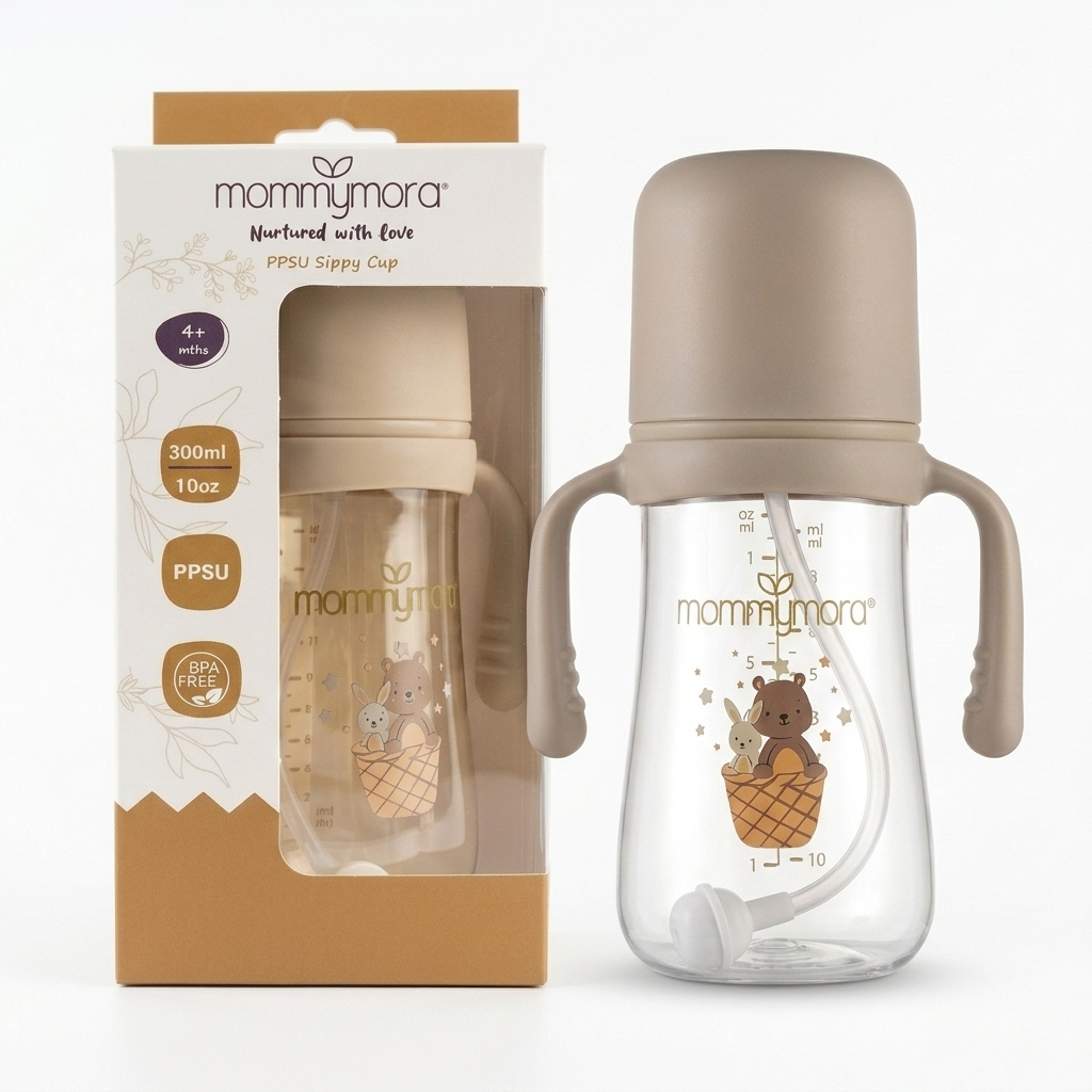 MOMMYMORA PPSU SIPPY CUP 240ML / 300ML
