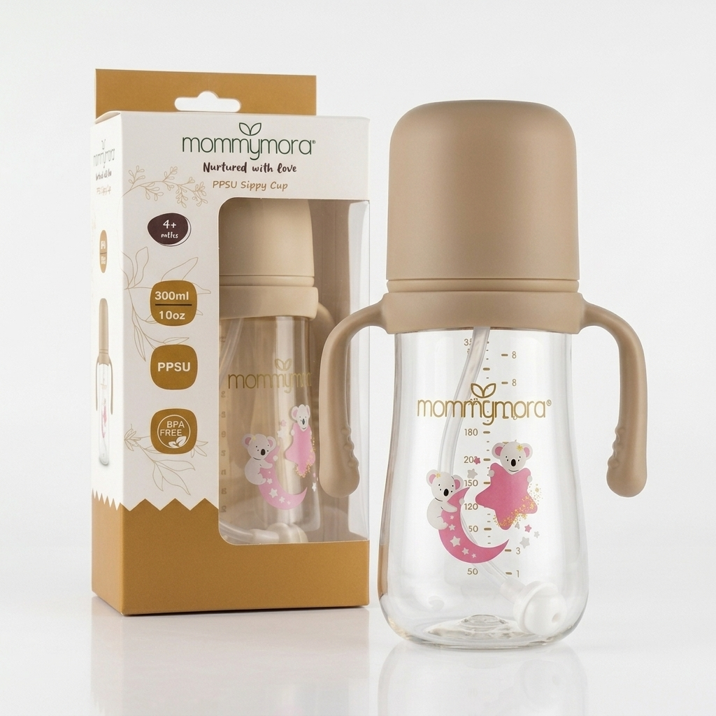 MOMMYMORA PPSU SIPPY CUP 240ML / 300ML