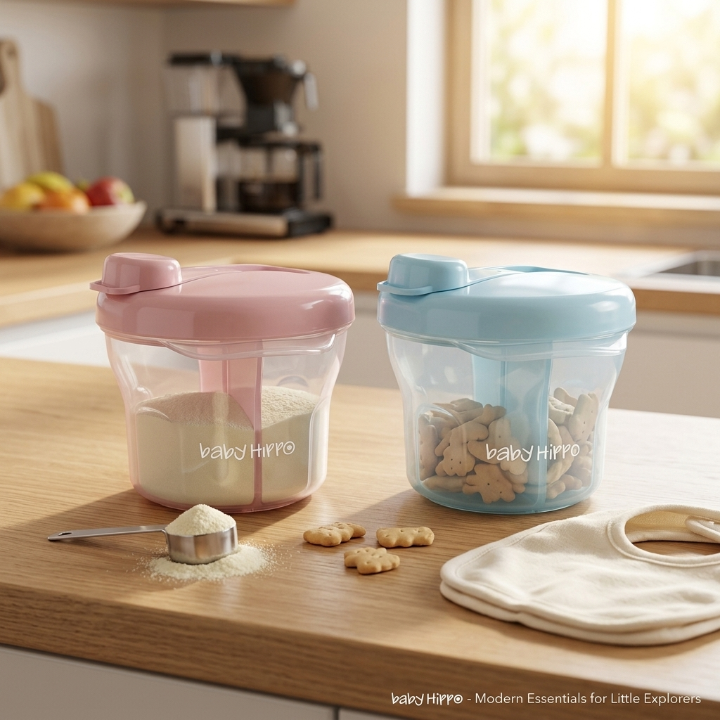 BABY HIPPO MILK POWDER CONTAINER