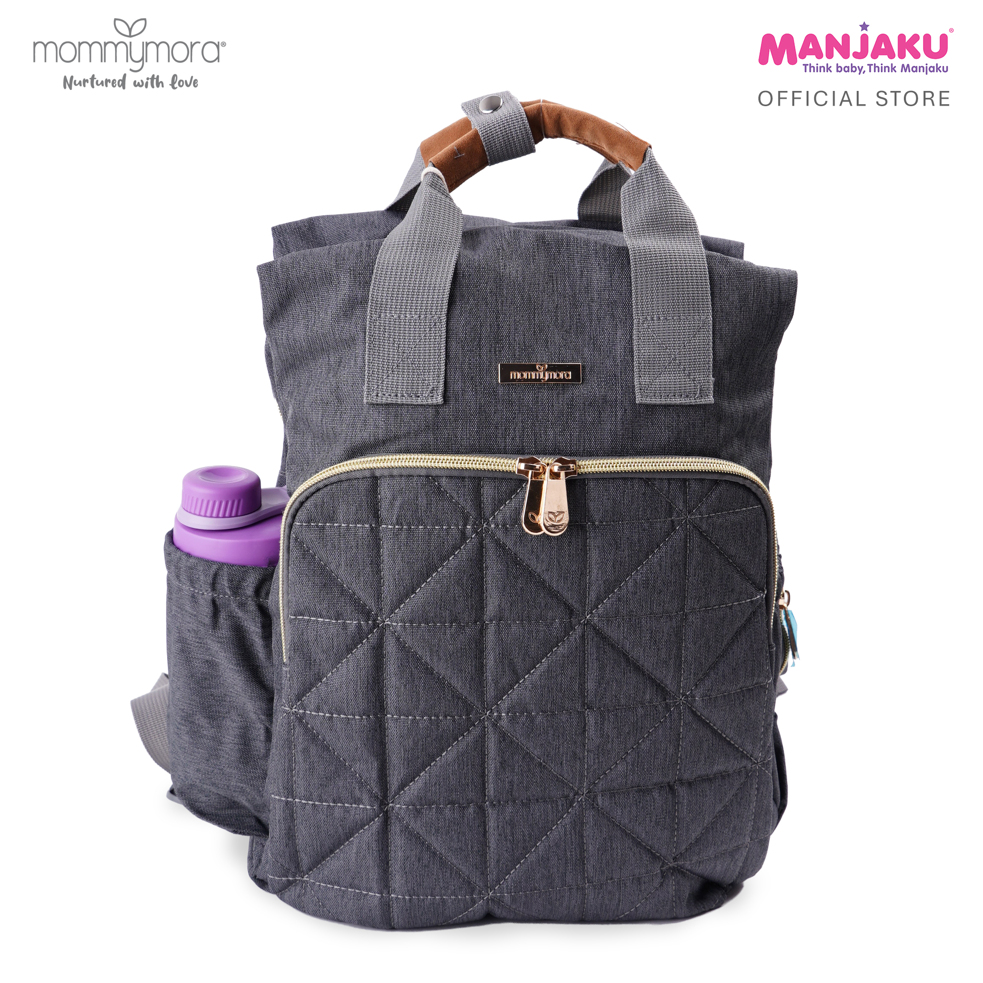 MOMMYMORA DIAPER BAG GREY