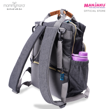 MOMMYMORA DIAPER BAG GREY
